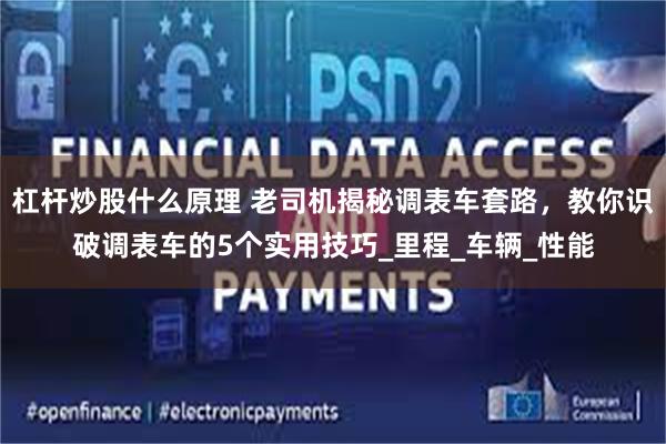 杠杆炒股什么原理 老司机揭秘调表车套路，教你识破调表车的5个实用技巧_里程_车辆_性能